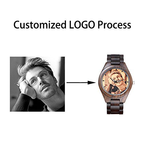 Custom Watch | CozofLuv Custom Wood Watch and Personalized Picture Watch for Man and Women