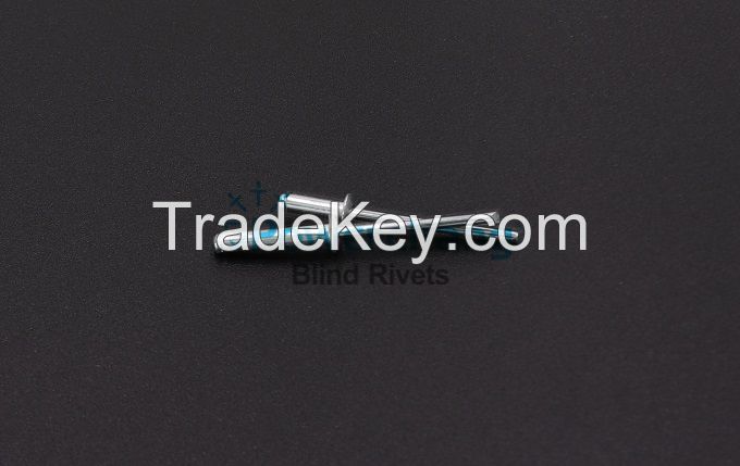 Din 7337 Open Type- Dome Head  Aluminium Steel Blind Rivet 