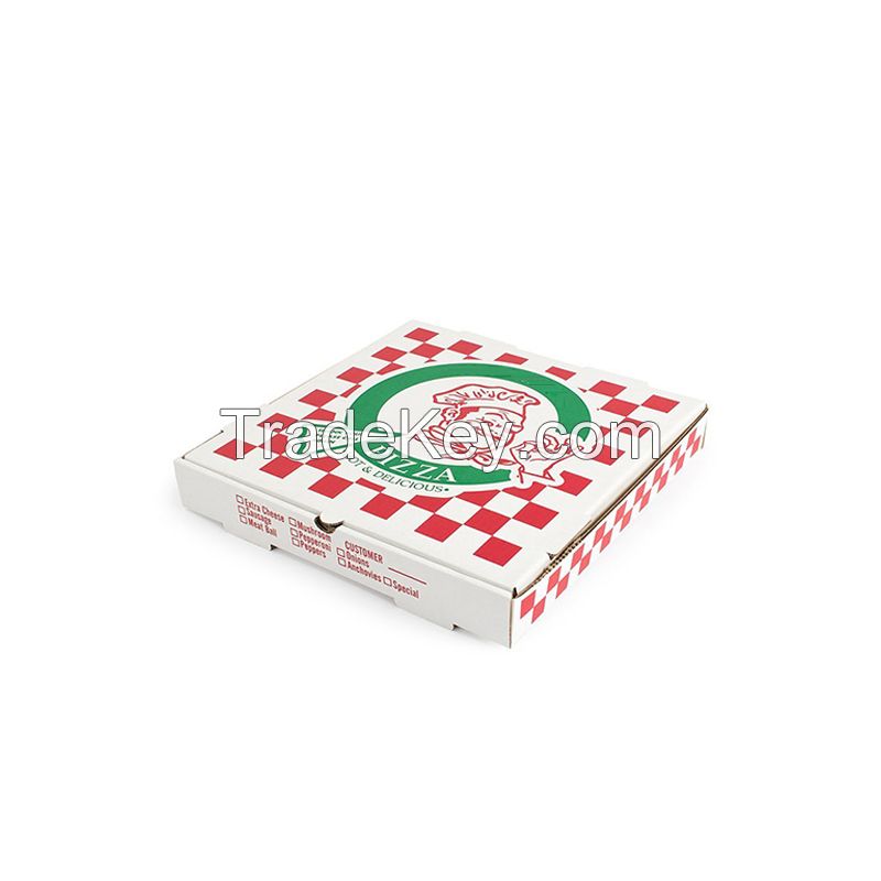 Chinese supply Custom Logo Low Cost Pizza packaging Box custom printed