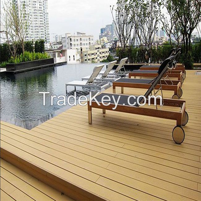 Anti-Slip Swimming Pool WPC Decking Outdoor Flooring