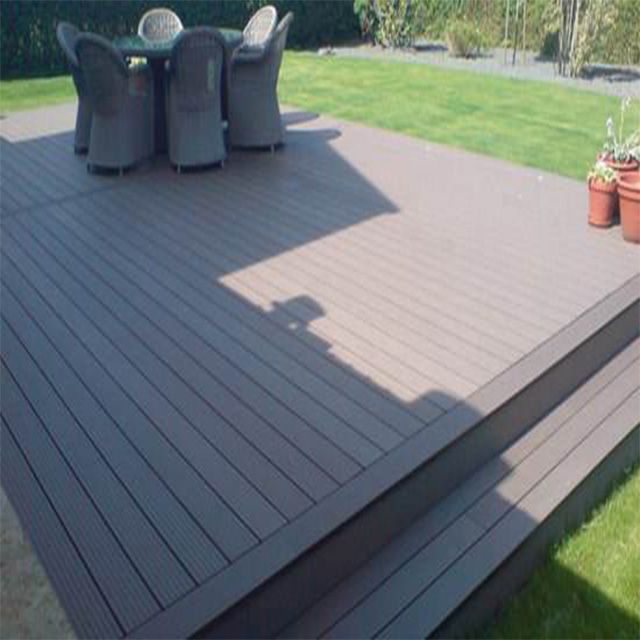 Recycled Composite Decking Board Deck Covering Material WPC Decking Flooring For Outdoor