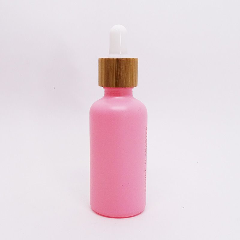 custom colored essential oil glass dropper bottle