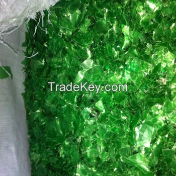 manufacturer specification High quality Hot washed 100% clear PET bottle scrap / 