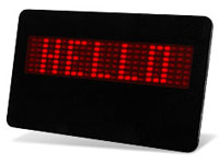 LED Scrolling Message Badge(Red), LED Name tag