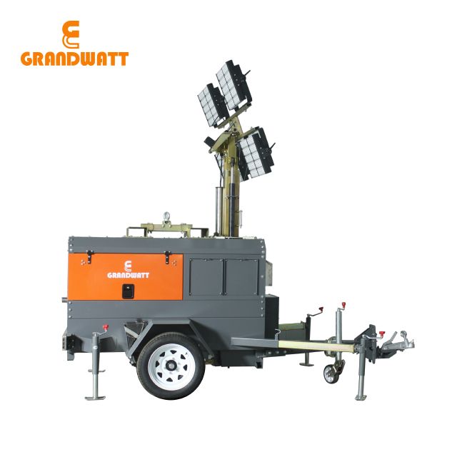 Prime Quality! 9 m Hydraulic Diesel Portable Light Tower for construction, mining and rescue