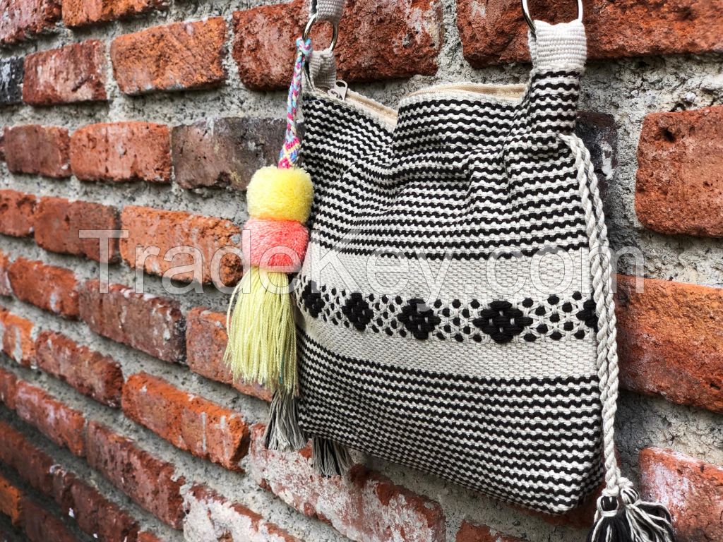 Handmade cotton shoulder bags