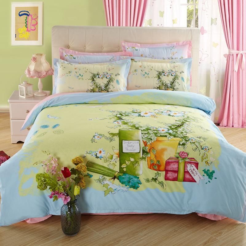 100% polyester Printed Brushed Fabric for Bedsheet
