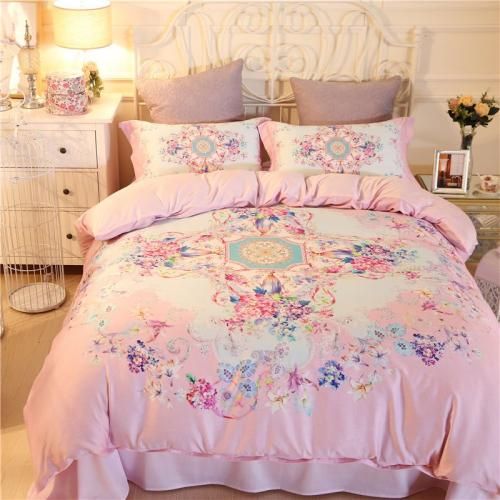 100% polyester Printed Brushed Fabric for Bedsheet