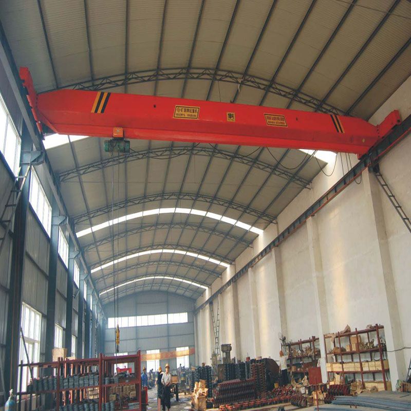 1t electric hoist double lifting speed single girder overhead crane