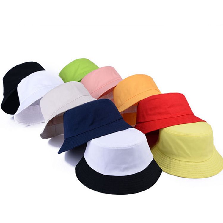 Men and Women Simple Hip Hop Folding Bucket Caps Fisherman Hat Street