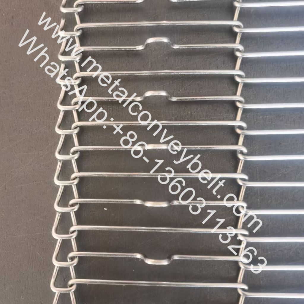 Stainless Steel Mesh AISI 310S Metal Flat Flex Wire Conveyor Belt