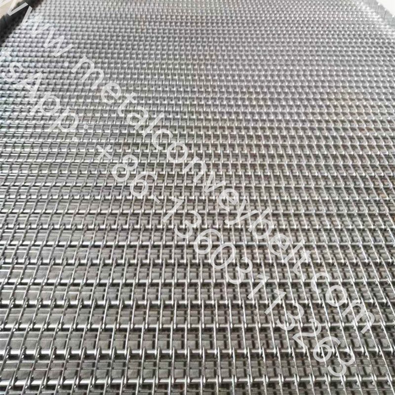 Stainless Steel 304 Eye Link Conveyor Mesh Belt For Industrial Food Quick-Freezing and Drying Equipment
