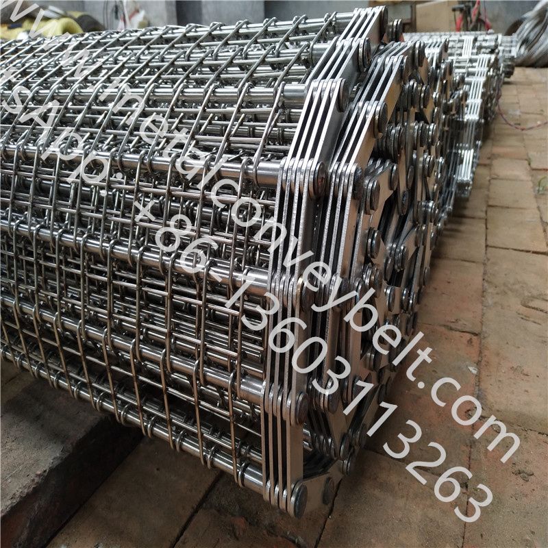 Stainless Steel 304 Eye Link Flat Flex Wire Mesh Conveyor Belt