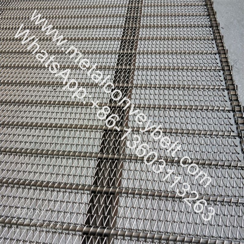 Customized Size Food Processing Ued stainless steel chain driven conveyor belt