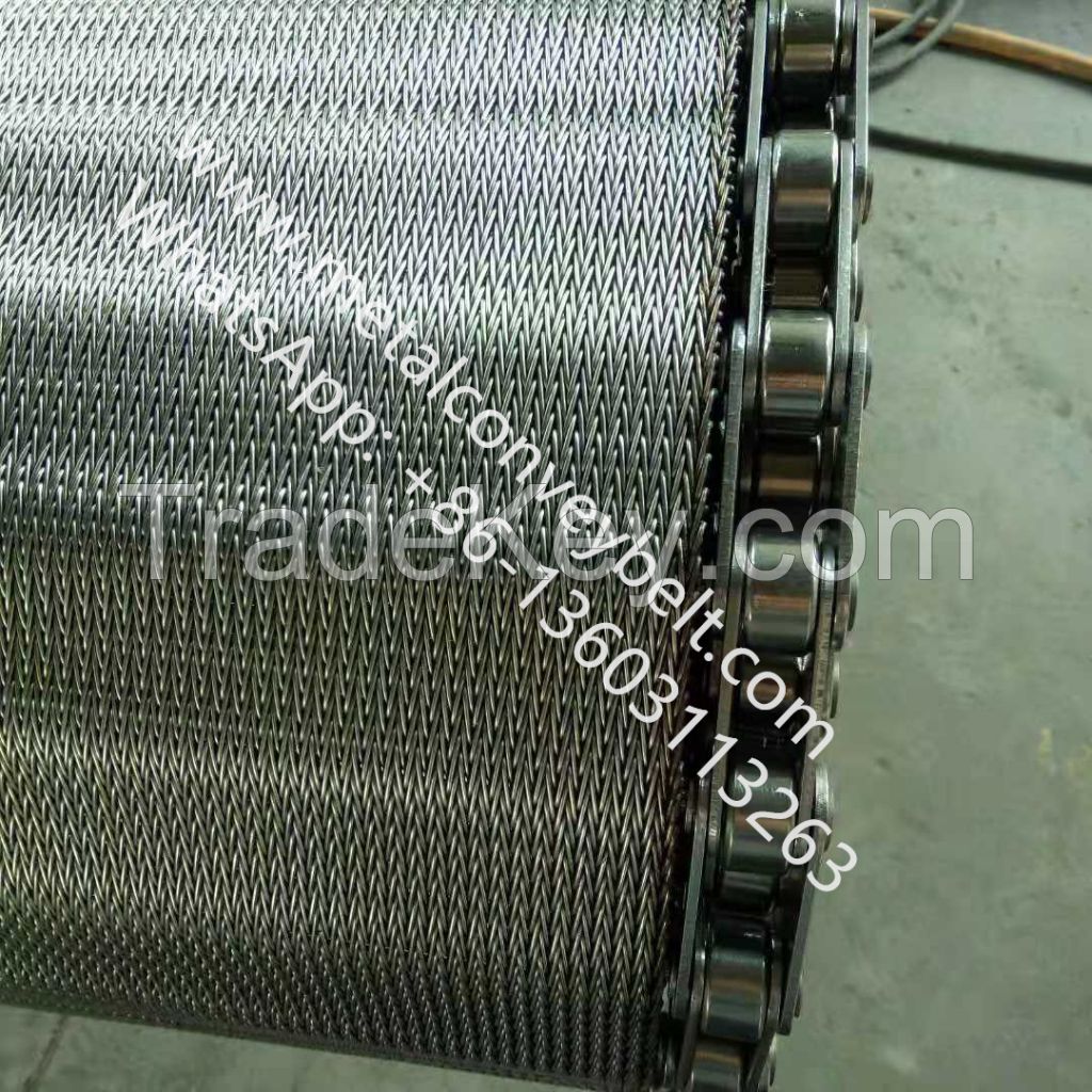 Nuts / Cookies Stainless Steel Compound Balanced Conveyor Belt