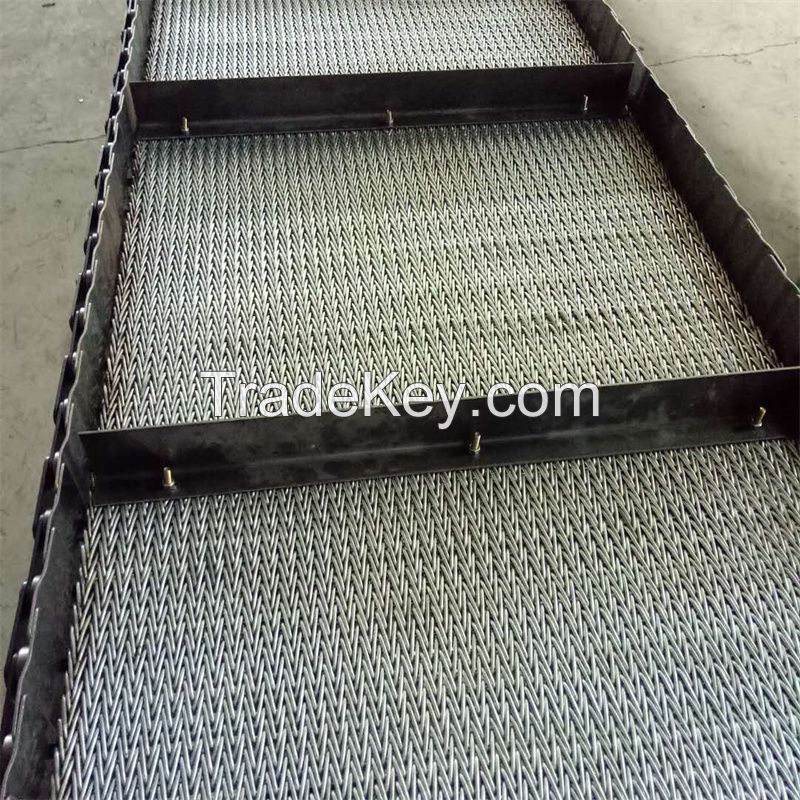 High-Temperature Resistance Stainless Steel Balanced Weave /Compound Weave/Chain Link Mesh Conveyor Belt for Oven
