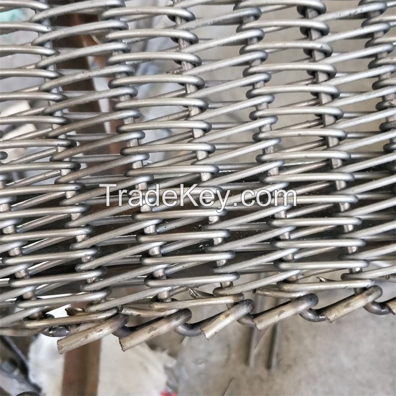 Metal Balanced Weave Wire Mesh Conveyor Belts