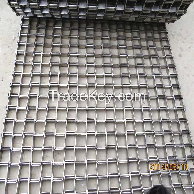 High Temperature AISI314 Stainless Steel Flat Soft Wire Mesh Conveyor Belt