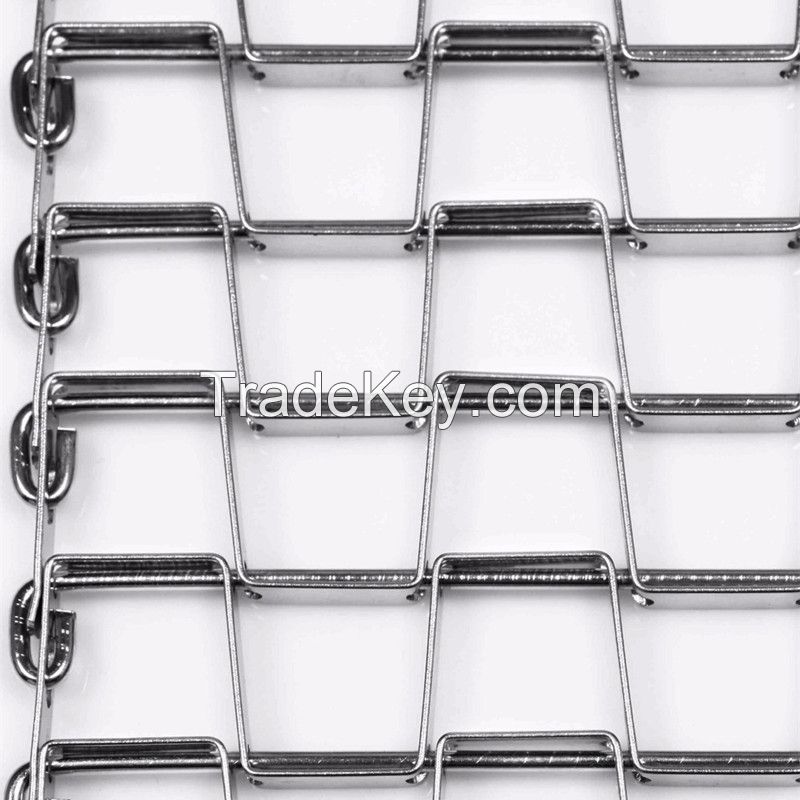 Stainless Steel Flat Wire Mesh Conveyor Belt