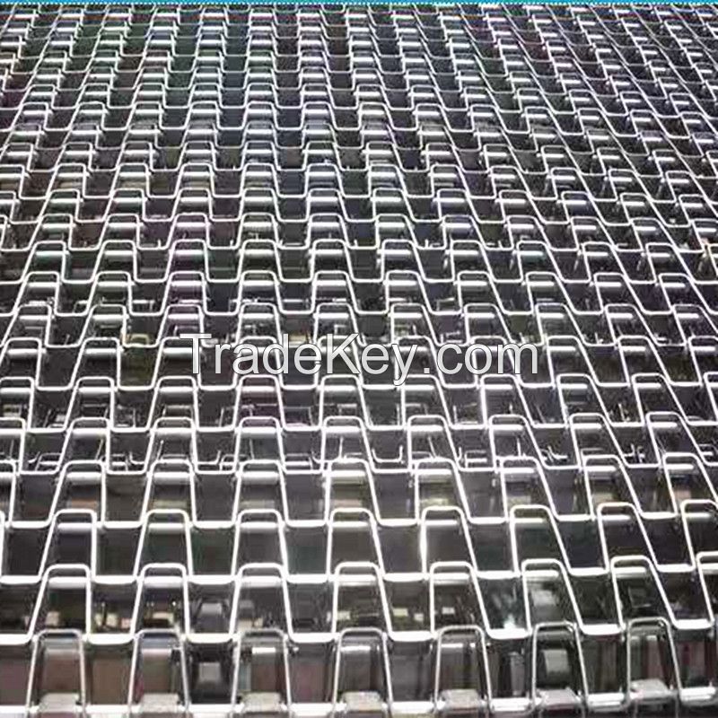 Factory Wholesale 304 Stainless Steel Flat Wire Mesh Conveyor Belt