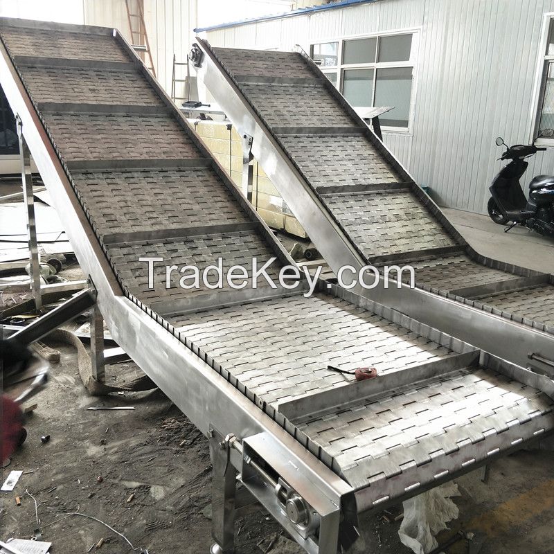 Metal Belt Conveyor Machine for food processing industry