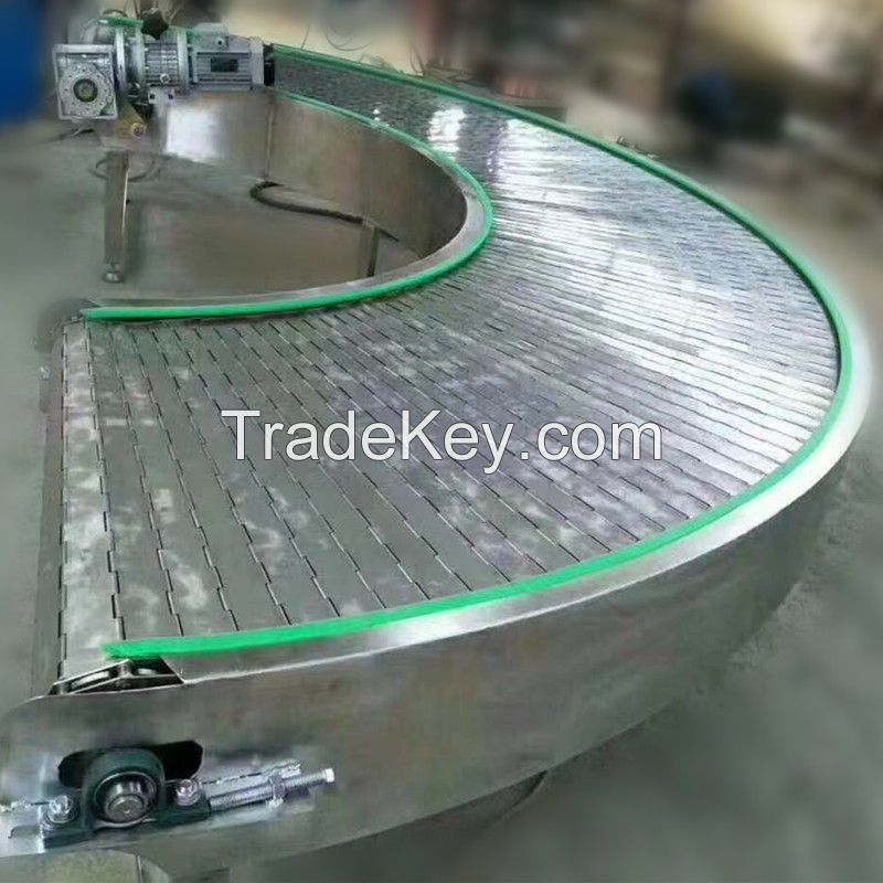 High Quality Flat Flex Belt Conveyor Cooking Machine For Food Industry