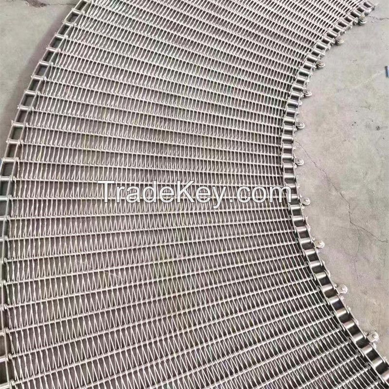 Metal Spiral Grid Conveyor Belt Manufacturer for Cooling Conveyors