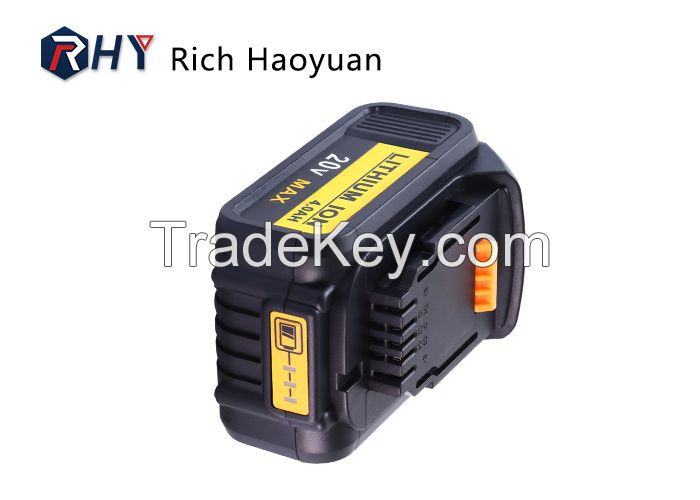 High Capacity Replacement Power Tool Battery Dcb200 4.0ah Fordewalt 18