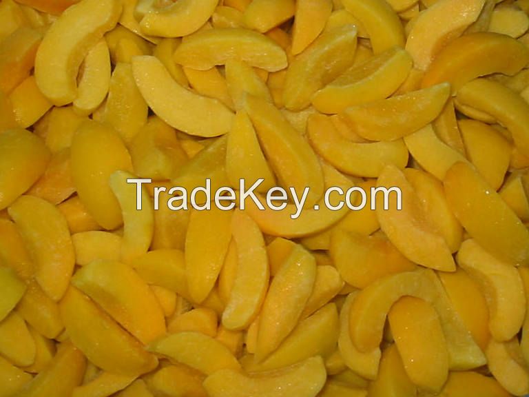 Frozen Yellow peach slices