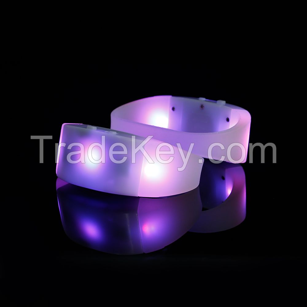 Light Up Bracelets Wholesale Illuminated Wristbands Remote Control Flashing Wristbands Glow Party