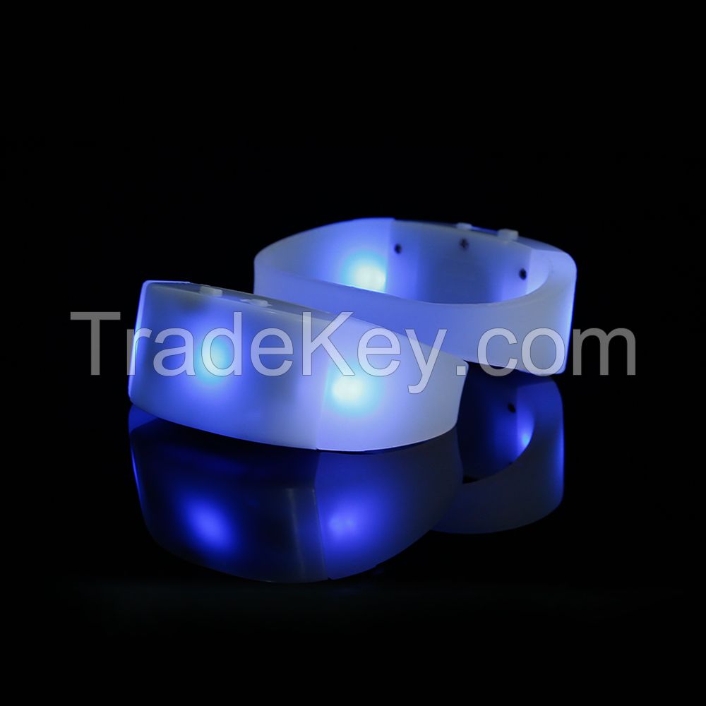 Light Up Bracelets Wholesale Illuminated Wristbands Remote Control Flashing Wristbands Glow Party