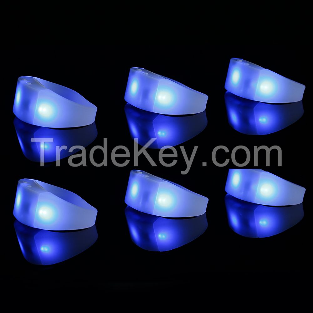 Light Up Bracelets Wholesale Illuminated Wristbands Remote Control Flashing Wristbands Glow Party