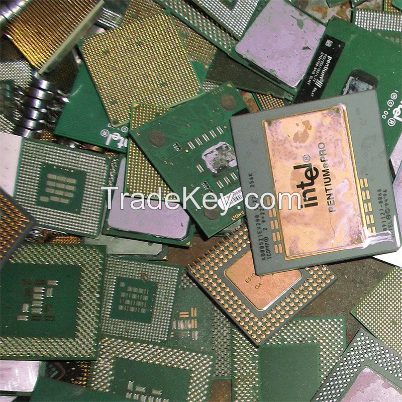 Ceramic cpu scrap for gold recovery and scrap motherboards available