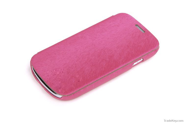 Wholesale Flip Leather Case for Samsung Galaxy SIII mini