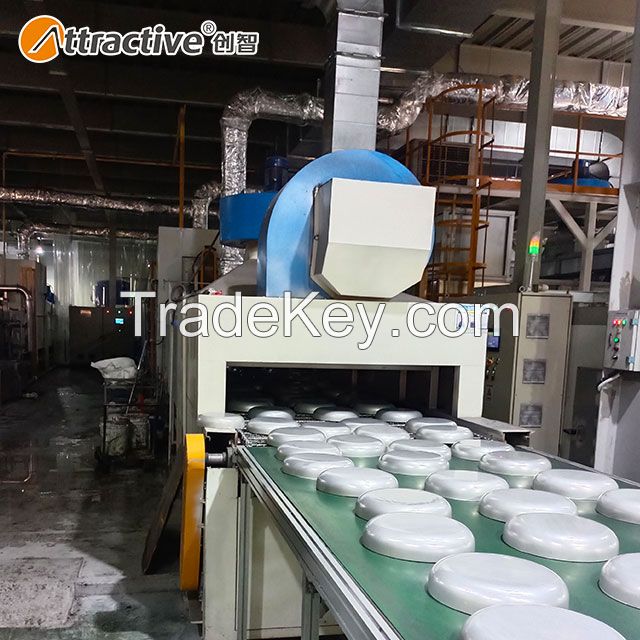 Attractivechina Cookware Ceramic Coating Line Spray Painting Production Line Coating Line Equipment