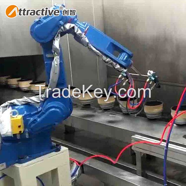 Attractivechina Cookware Ceramic Coating Line Spray Painting Production Line Coating Line Equipment