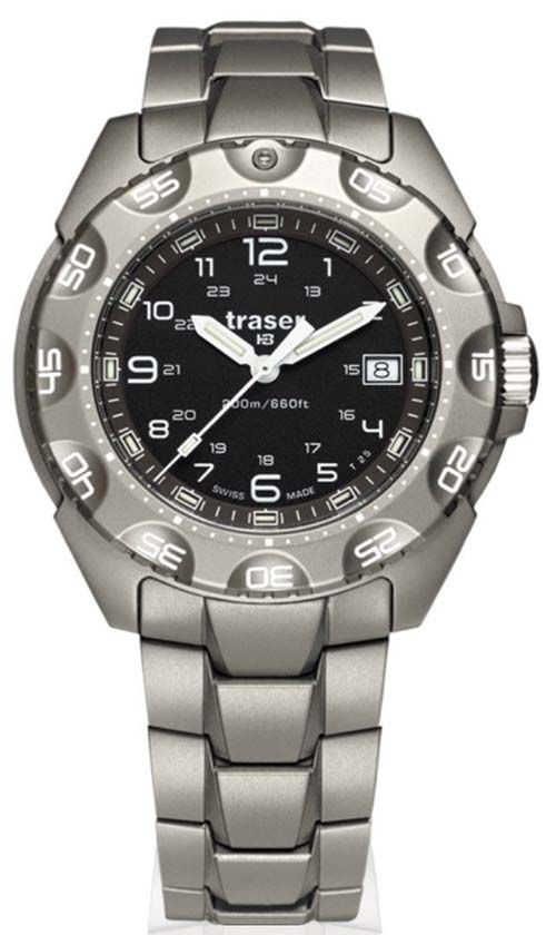 Traser P49 Special Force100 Men 105485 Swiss Watch Titanium Strap Tritium Quartz