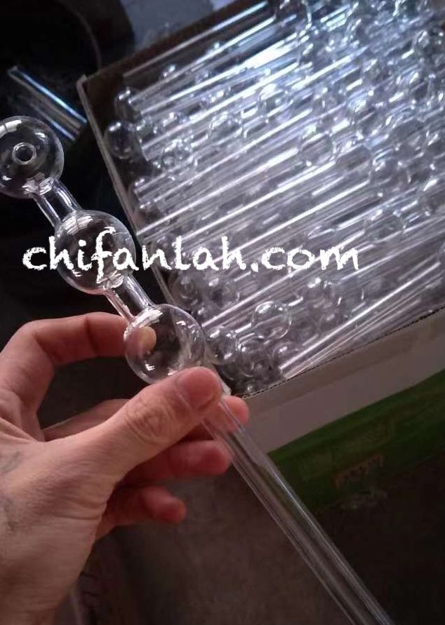 BUY WHOLESALE Triple Bubble Glass Oil Burner Pipe