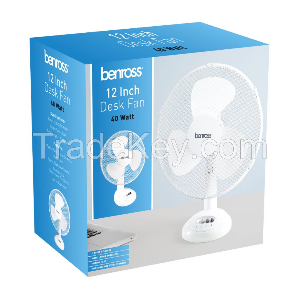  Benross 12" Desk Fan