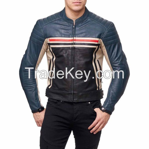 Custom professional mens leather jackets/Motorbike Jackets/Hooded Mens Motorcycle PU Leather Jacket Leather Mens Lightweight