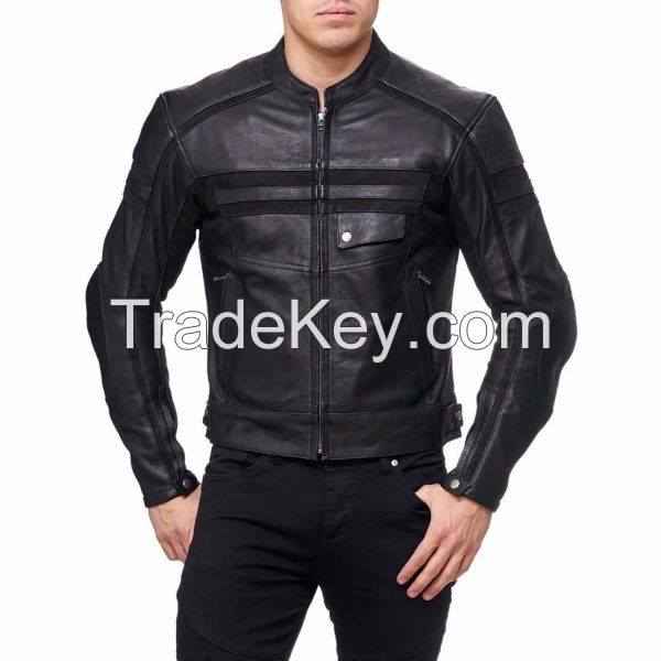 Custom professional mens leather jackets/Motorbike Jackets/Hooded Mens Motorcycle PU Leather Jacket Leather Mens Lightweight