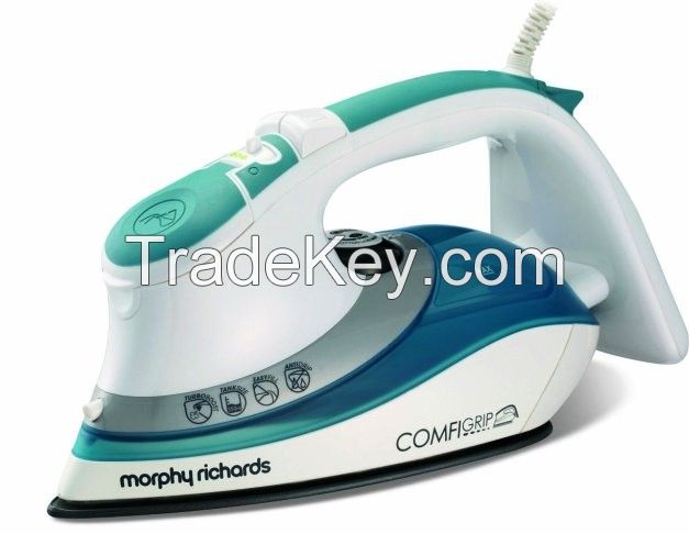 Morphy Richards Comfigrip Iron Diamond Soleplate - Blue 40875