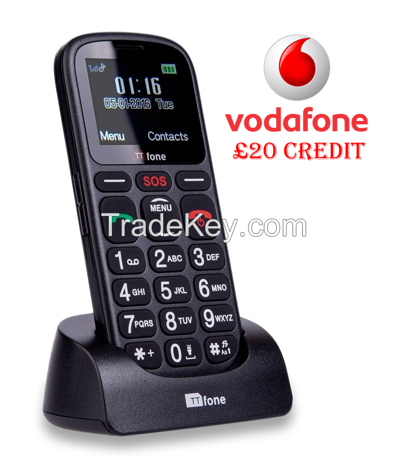 TTfone Comet TT100 Vodafone Pay As You Go with Â£20 Credit