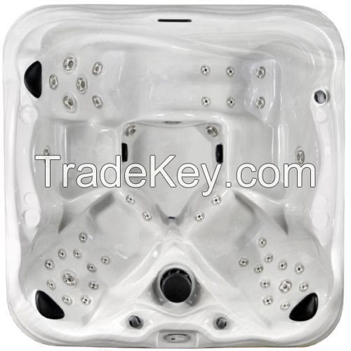 6-PERSON GOSPA 2017 HOT TUB PATIO WHIRLPOOL BATH THERAPY w COVER, LIGHTS-42 JETS