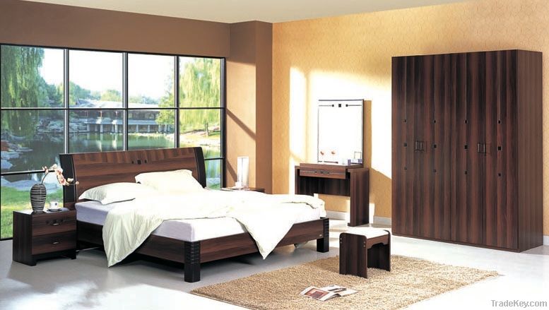 Home Furniture, Bedroom Furniture set, Bed, Nightstand, Wardrobe,