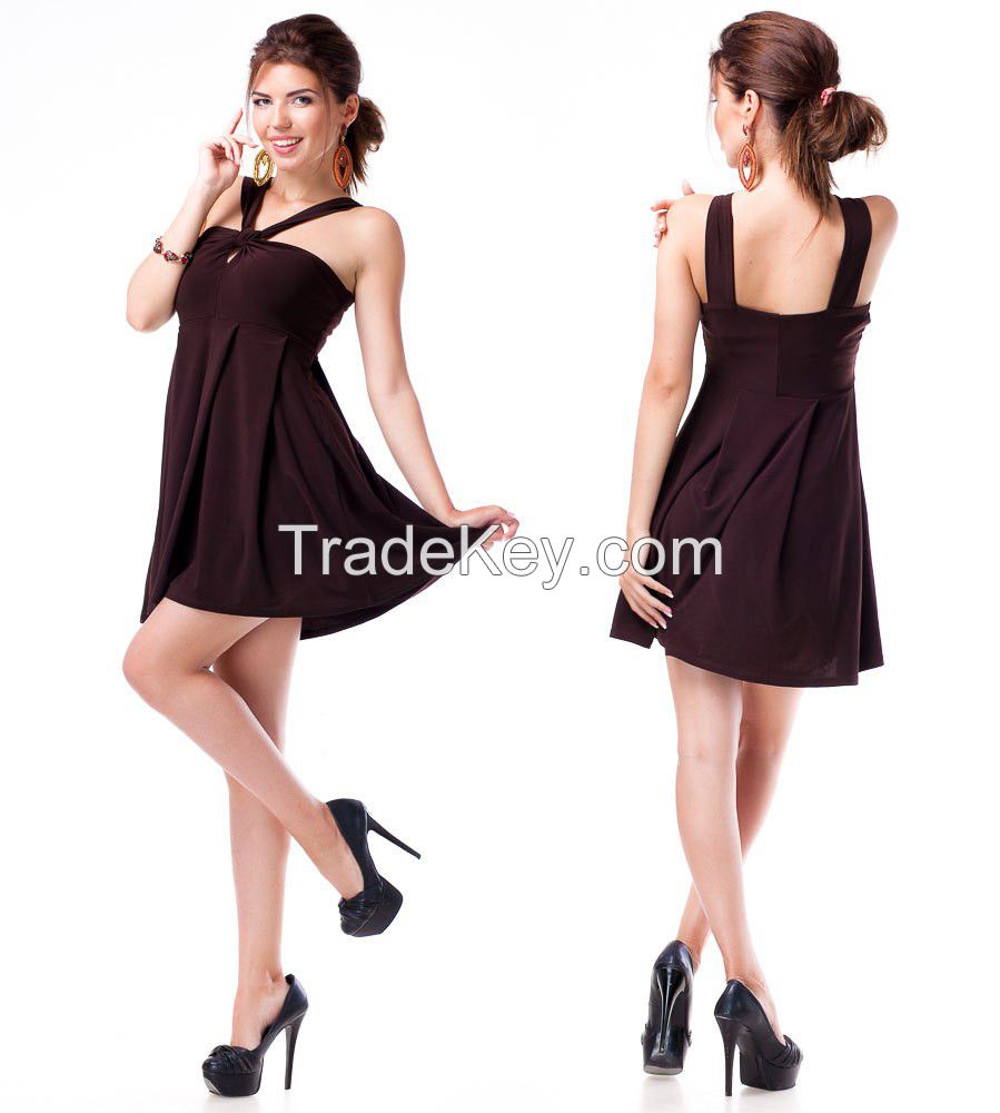 Brown tunic dress