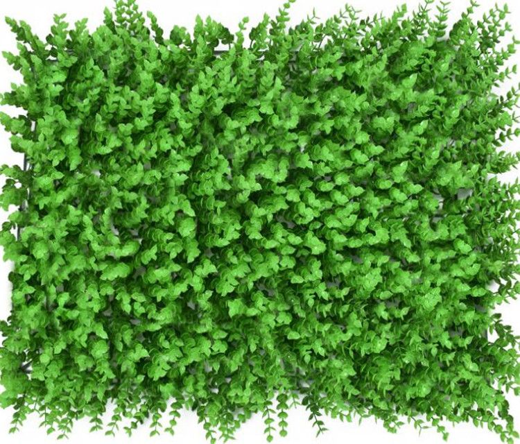 Artificial plant wall green hedge PE