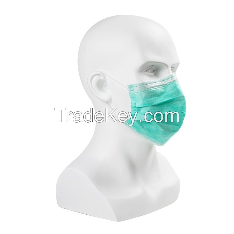 FDA 510K Disposable Hospital Custom Surgical Mask, 3 Ply Surgical Face Mask
