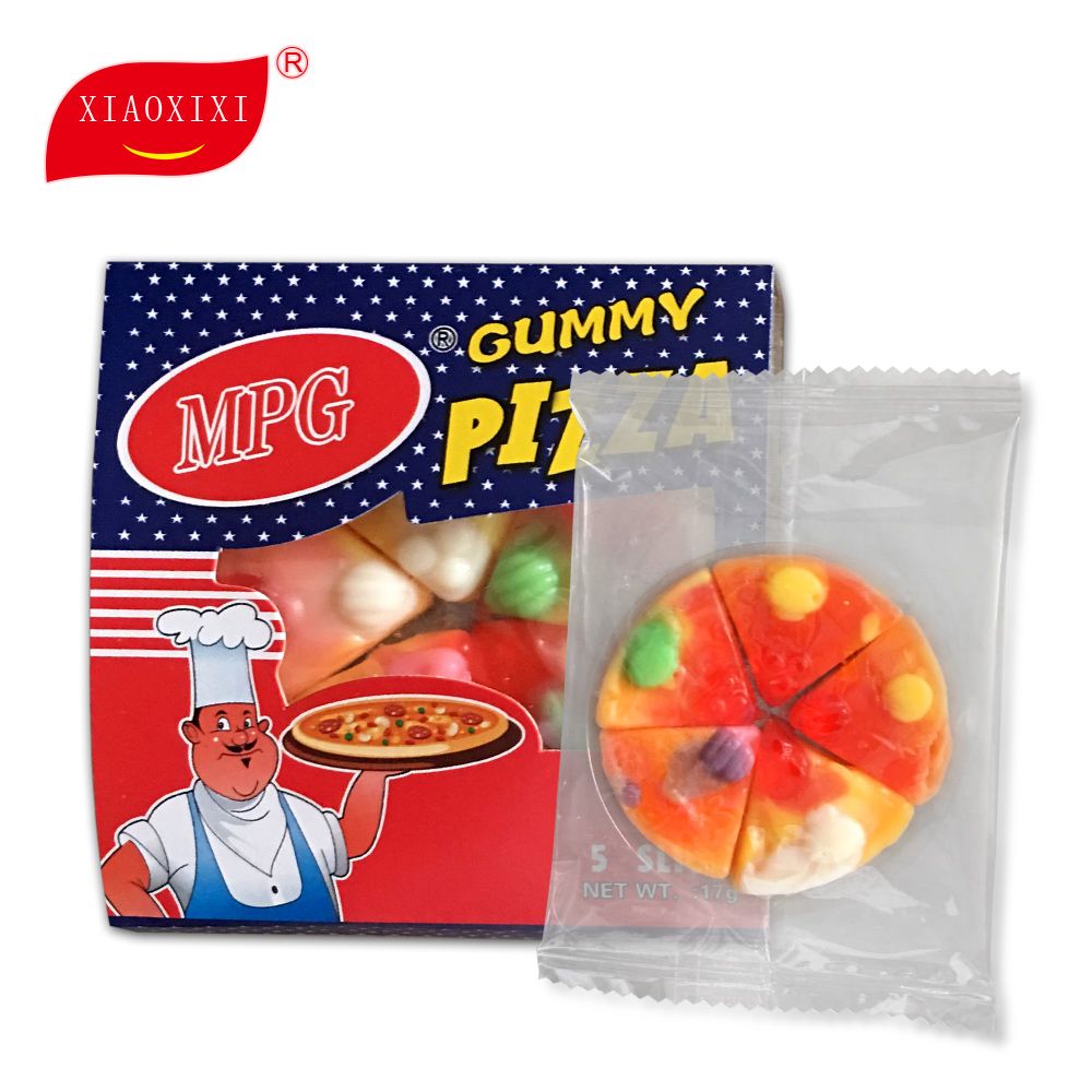 12g Pizza/Fast Food Gummy Candy Jelly Candy Manufacturer With Halal, FDA,BRC Certificate