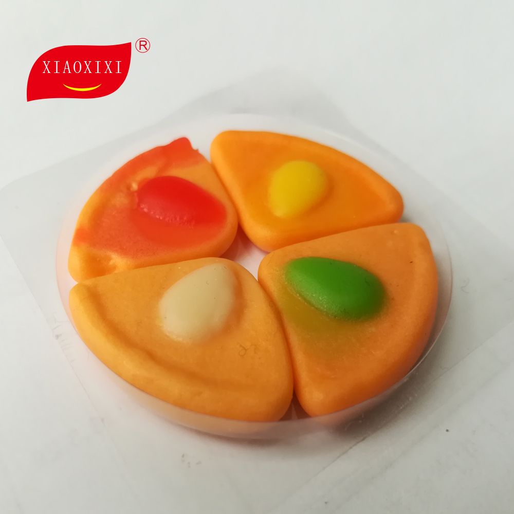 12g Pizza/Fast Food Gummy Candy Jelly Candy Manufacturer With Halal, FDA,BRC Certificate